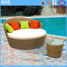 PE Rattan Furniture Garden Daybed Wholesale